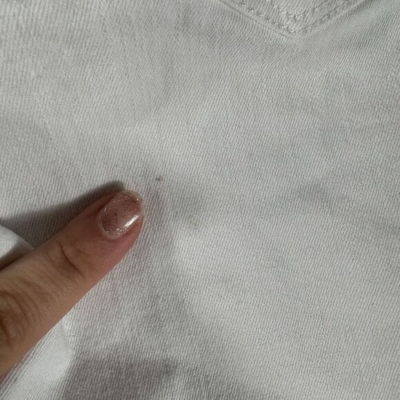 Frame Denim White Jeans NWT Size 26 Le Skinny De Jeanne Blanc White Step Hem - Picture 11 of 14